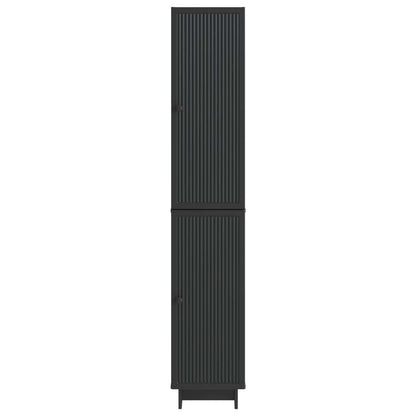 Cabinet Set 2 pcs Black 34.5 x 33 x 90 cm Engineered Wood