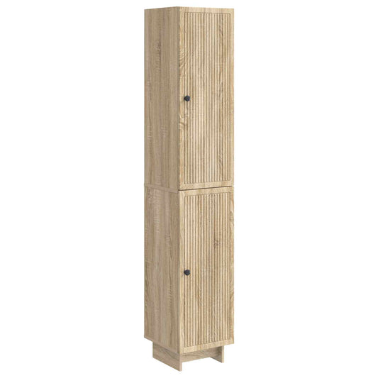 Cabinet Set 2 pcs Sonoma Oak Engineered Wood