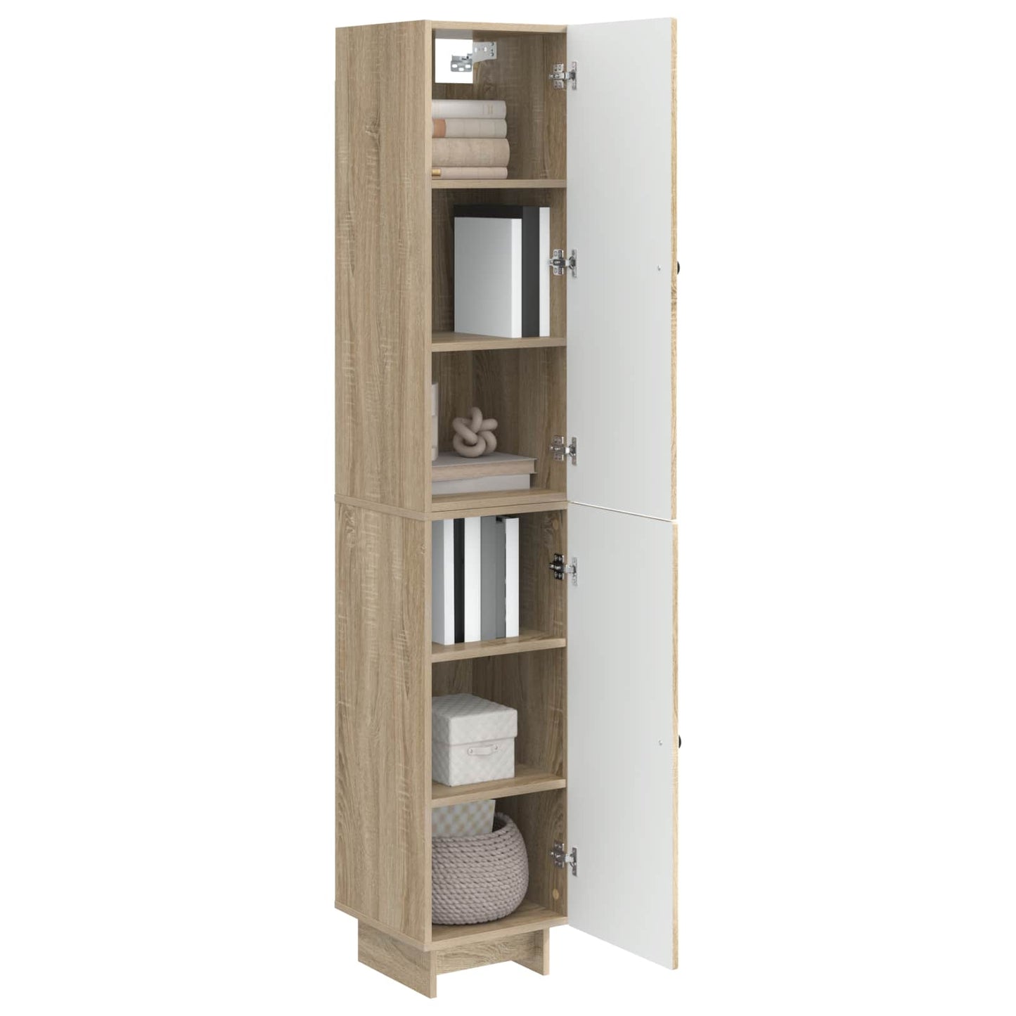 Cabinet Set 2 pcs Sonoma Oak 34.5 x 33 x 90 cm Engineered Wood
