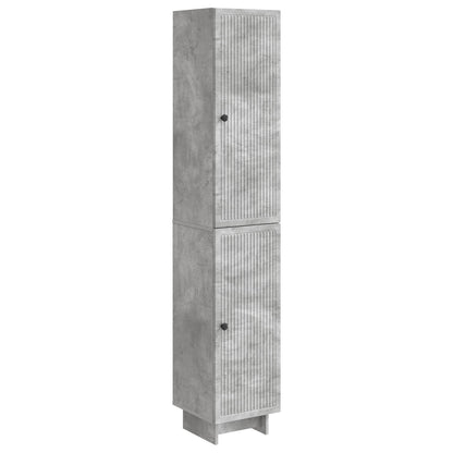 Cabinet Set 2 pcs Concrete Grey 34.5 x 33 x 90 cm