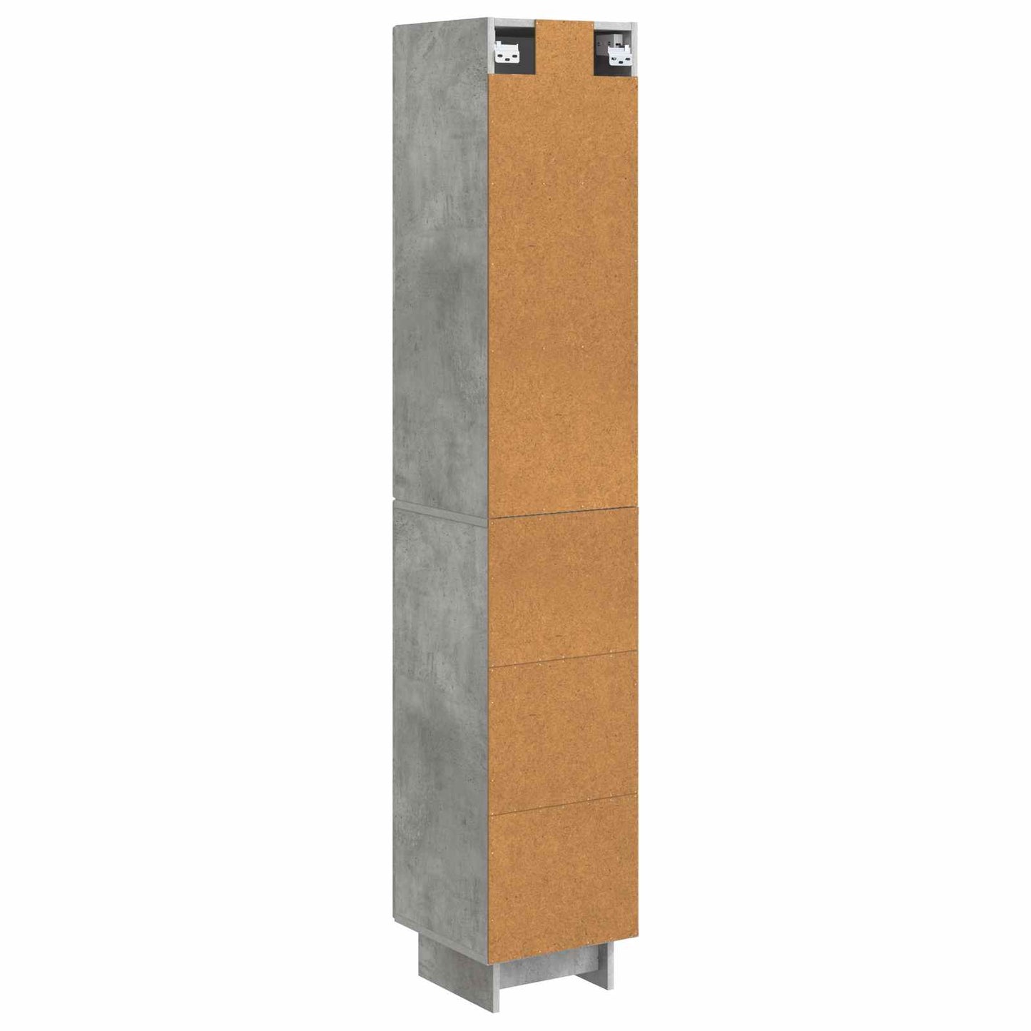 Cabinet Set 2 pcs Concrete Grey 34.5 x 33 x 90 cm