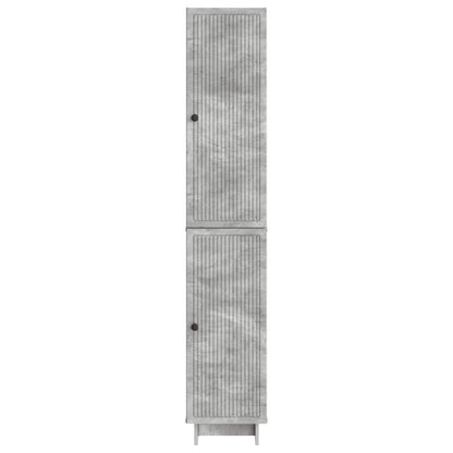 Cabinet Set 2 pcs Concrete Grey 34.5 x 33 x 90 cm