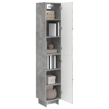 Cabinet Set 2 pcs Concrete Grey 34.5 x 33 x 90 cm