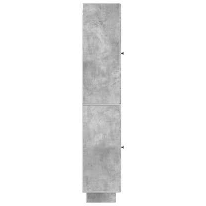 Cabinet Set 2 pcs Concrete Grey 34.5 x 33 x 90 cm