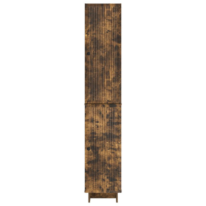 Cabinet Set 2 pcs Smoked Oak 34.5 x 33 x 90 cm Engineered Wood