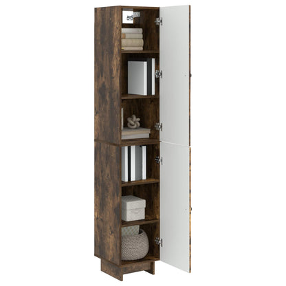 Cabinet Set 2 pcs Smoked Oak 34.5 x 33 x 90 cm Engineered Wood