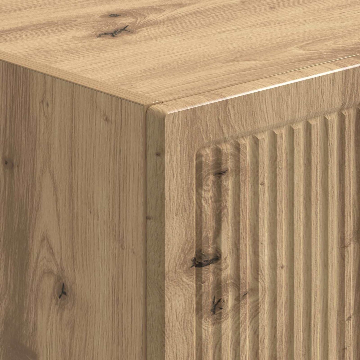 Cabinet Set 2 pcs Artisan Oak Engineered Wood