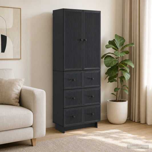 Cabinet Set 2 pcs Engineered Wood