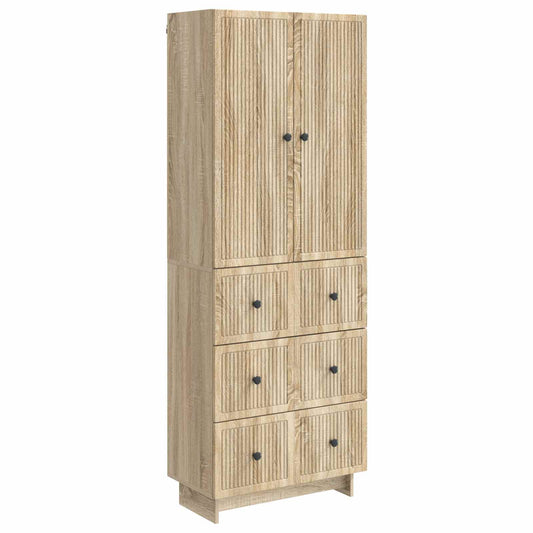 Cabinet Set 2 pcs Engineered Wood