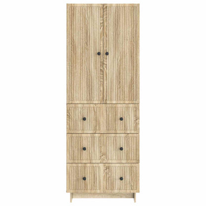 Cabinet Set 2 pcs 66 x 34.5 x 90 cm Engineered Wood