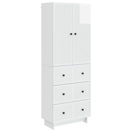 Cabinet Set 2 pcs Engineered Wood