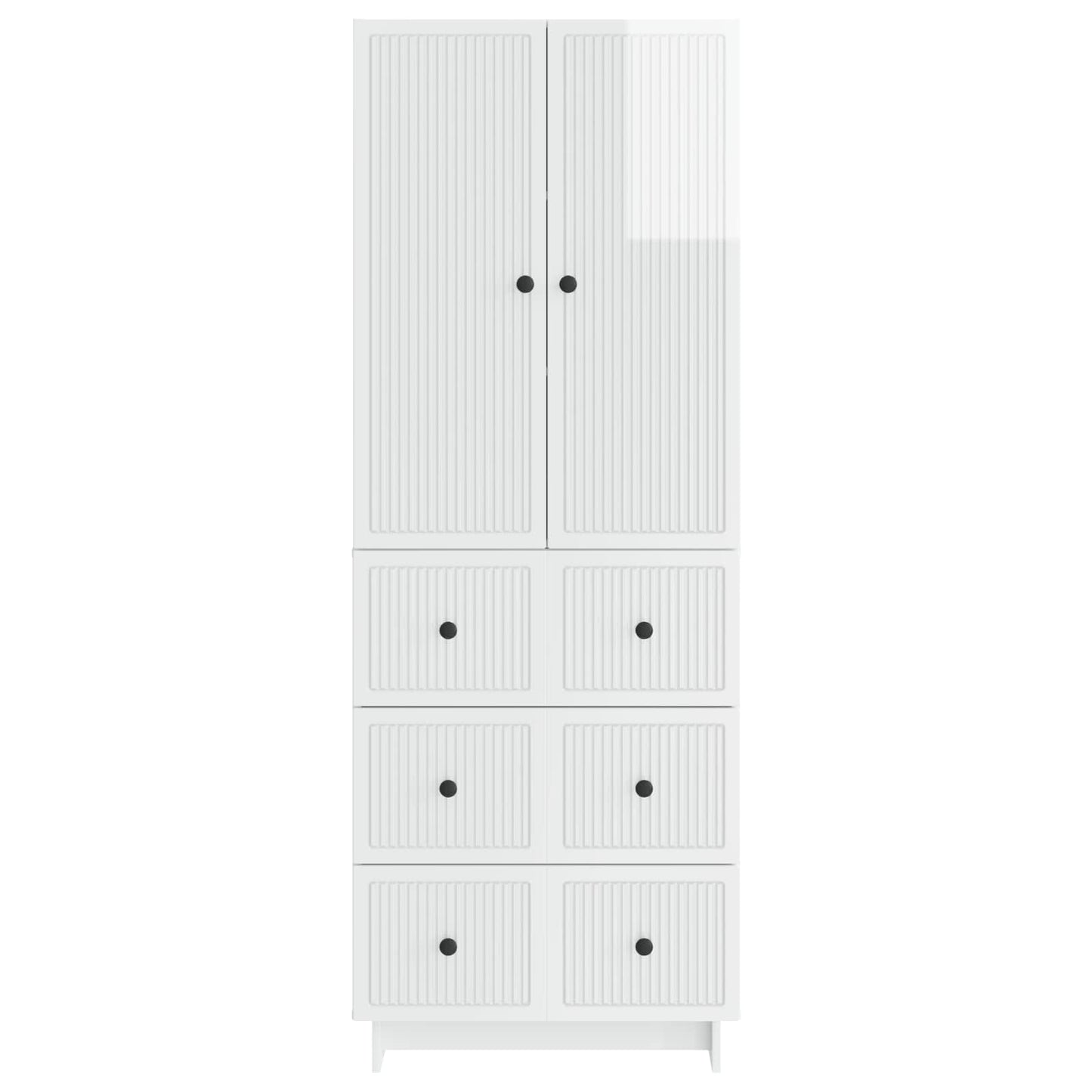 Cabinet Set 2 pcs 66 x 34.5 x 90 cm Engineered Wood