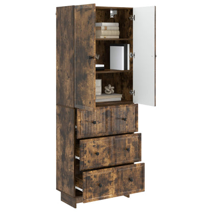 Cabinet Set 2 pcs 66 x 34.5 x 90 cm Engineered Wood