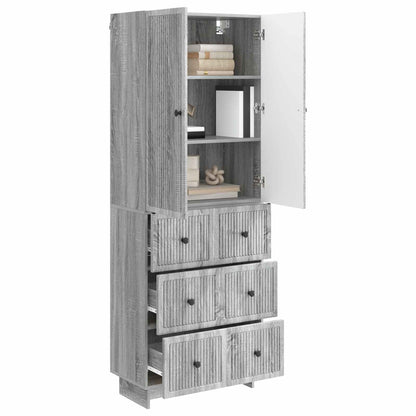 Cabinet Set 2 pcs 66 x 34.5 x 90 cm Engineered Wood
