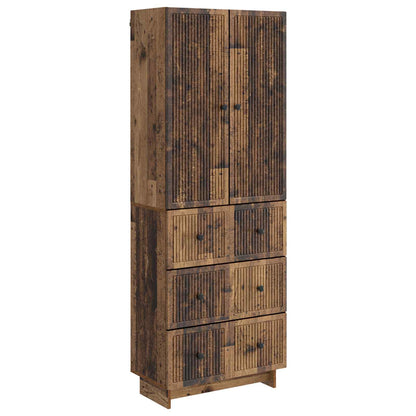 Cabinet Set 2 pcs 66 x 34.5 x 90 cm Engineered Wood