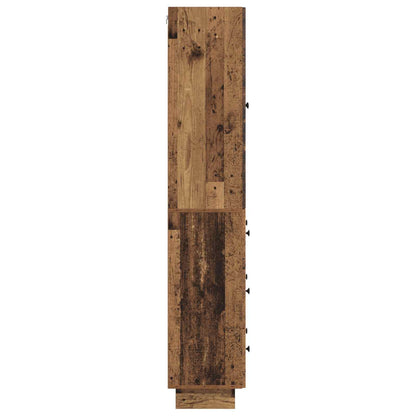 Cabinet Set 2 pcs 66 x 34.5 x 90 cm Engineered Wood