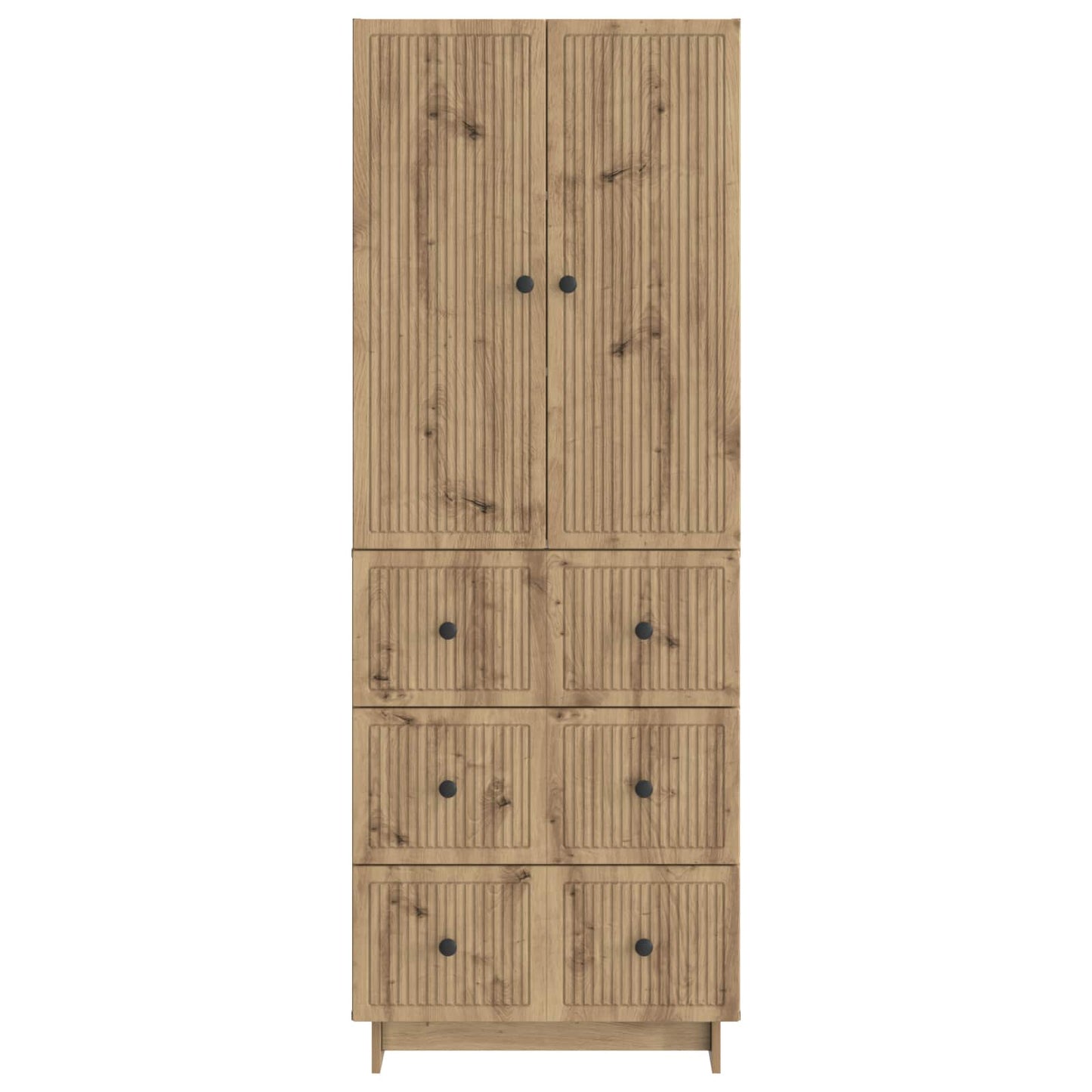 Cabinet Set 2 pcs 66 x 34.5 x 90 cm Engineered Wood