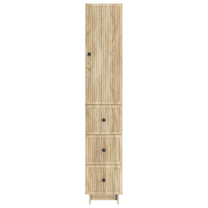 Cabinet Set 2 pcs 33 x 34.5 x 90 cm Engineered Wood