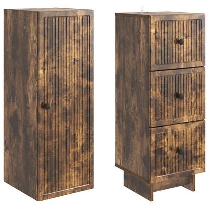 Cabinet Set 2 pcs 33 x 34.5 x 90 cm Engineered Wood