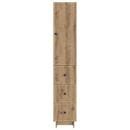 Cabinet Set 2 pcs 33 x 34.5 x 90 cm Engineered Wood