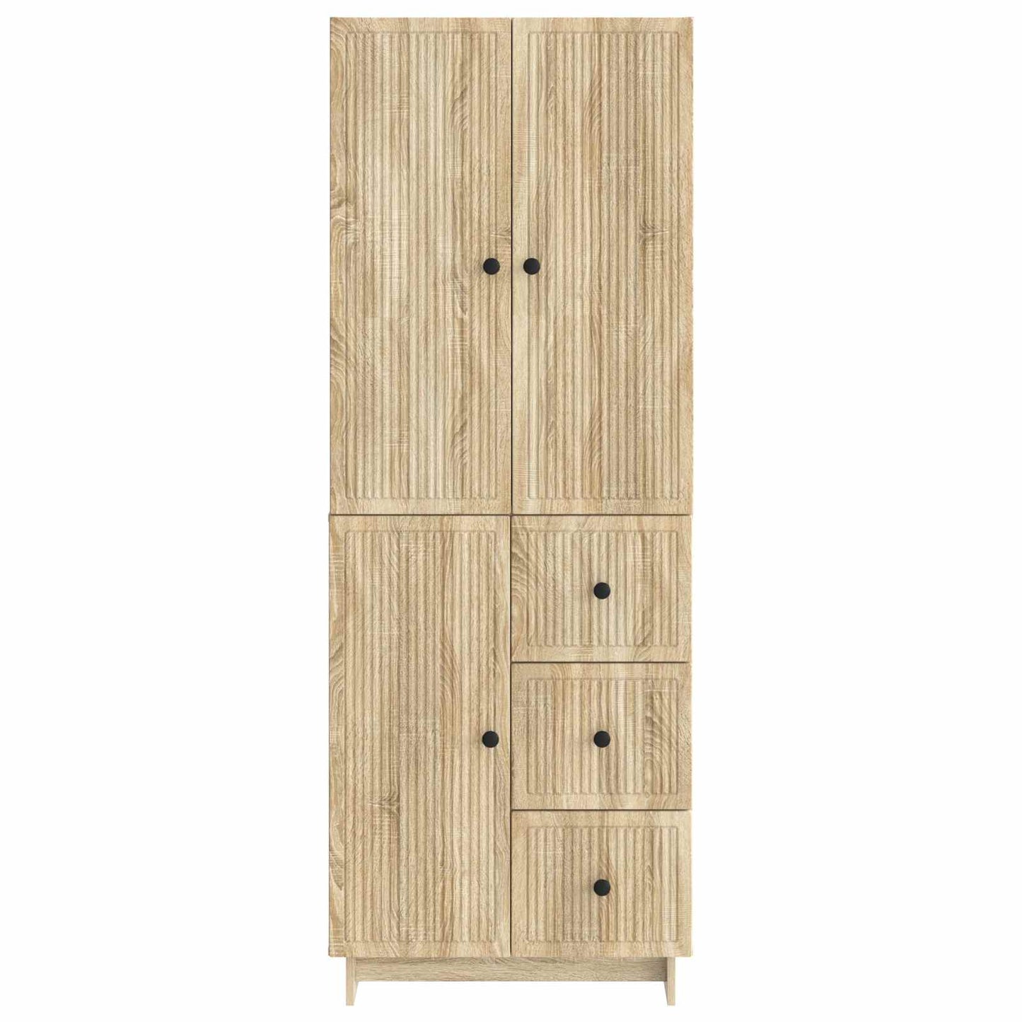 Cabinet Set 2 pcs 66 x 34.5 x 90 cm Engineered Wood