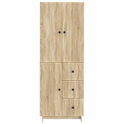Cabinet Set 2 pcs 66 x 34.5 x 90 cm Engineered Wood