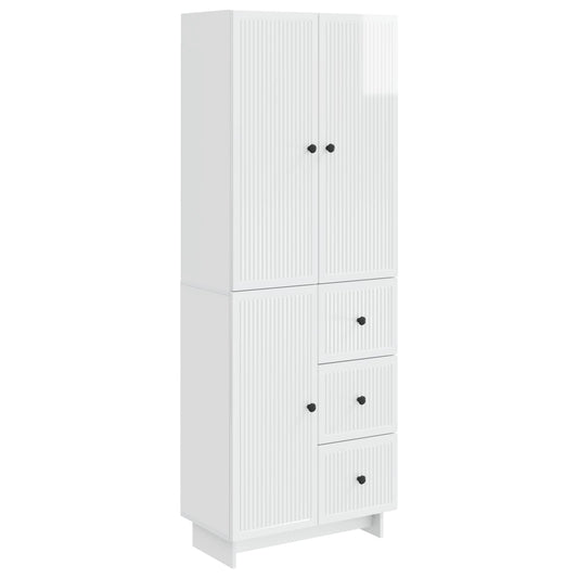 Cabinet Set 2 pcs Engineered Wood
