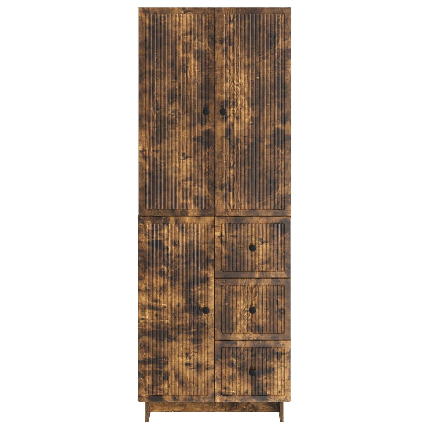 Cabinet Set 2 pcs 66 x 34.5 x 90 cm Engineered Wood