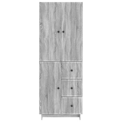 Cabinet Set 2 pcs 66 x 34.5 x 90 cm Engineered Wood