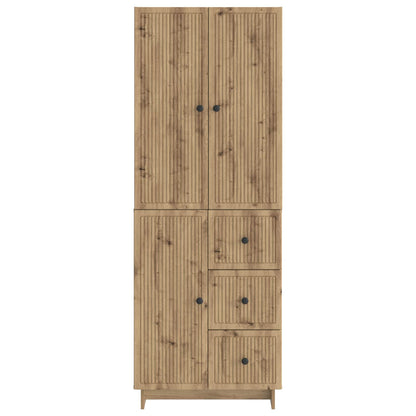 Cabinet Set 2 pcs 66 x 34.5 x 90 cm Engineered Wood