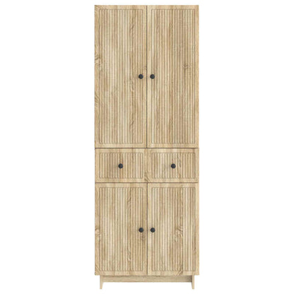 Cabinet Set 2 pcs 66 x 34.5 x 90 cm Engineered Wood