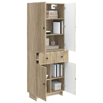 Cabinet Set 2 pcs 66 x 34.5 x 90 cm Engineered Wood