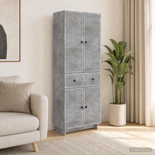 Cabinet Set 2 pcs Engineered Wood