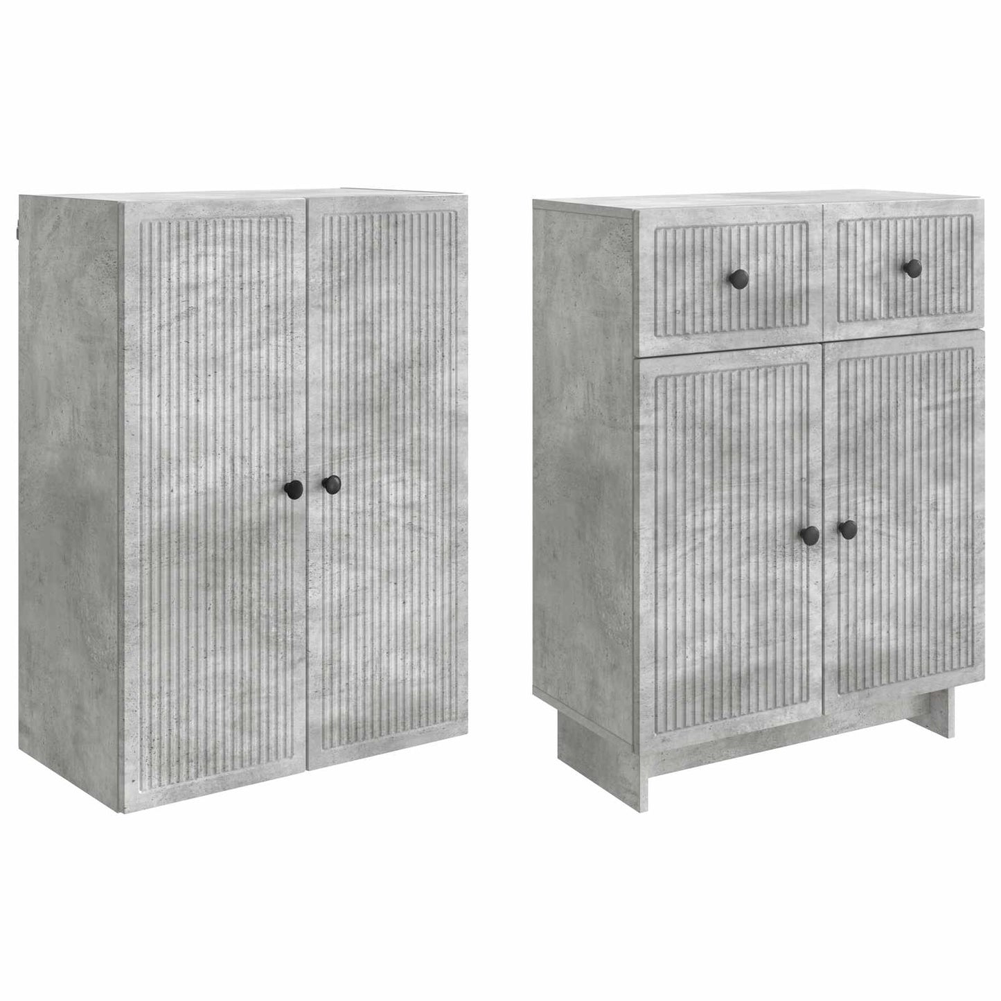 Cabinet Set 2 pcs 66 x 34.5 x 90 cm Engineered Wood