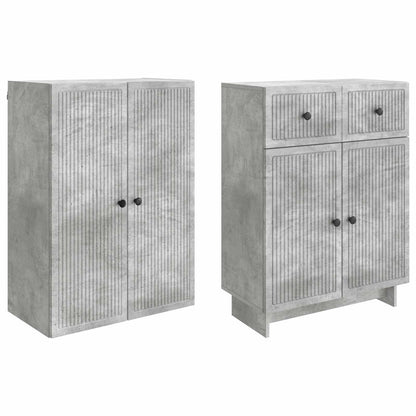 Cabinet Set 2 pcs 66 x 34.5 x 90 cm Engineered Wood