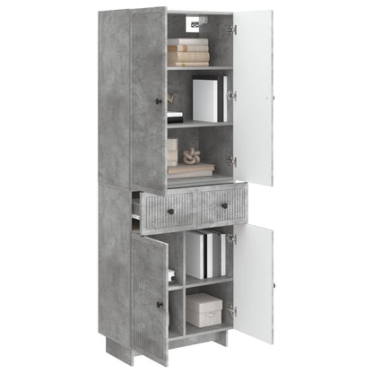 Cabinet Set 2 pcs 66 x 34.5 x 90 cm Engineered Wood