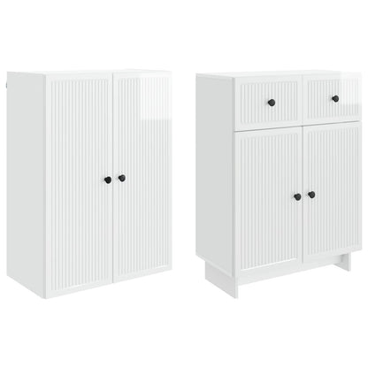 Cabinet Set 2 pcs 66 x 34.5 x 90 cm Engineered Wood