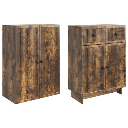 Cabinet Set 2 pcs 66 x 34.5 x 90 cm Engineered Wood