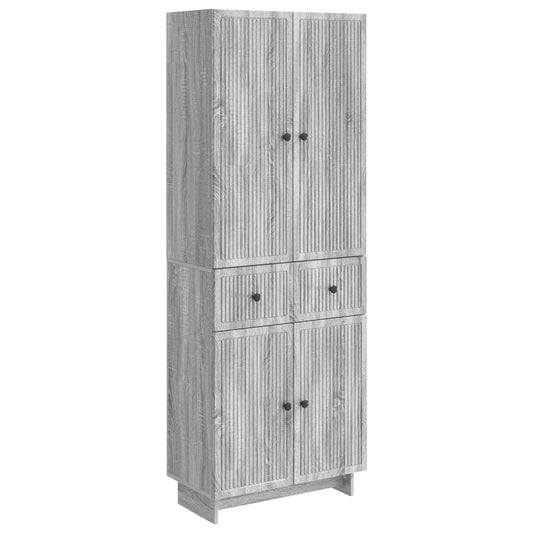 Cabinet Set 2 pcs Engineered Wood