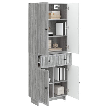 Cabinet Set 2 pcs 66 x 34.5 x 90 cm Engineered Wood