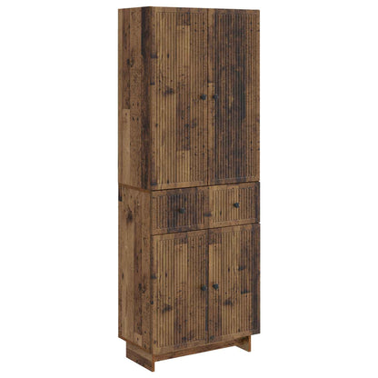 Cabinet Set 2 pcs 66 x 34.5 x 90 cm Engineered Wood