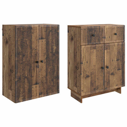 Cabinet Set 2 pcs 66 x 34.5 x 90 cm Engineered Wood