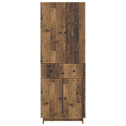 Cabinet Set 2 pcs 66 x 34.5 x 90 cm Engineered Wood