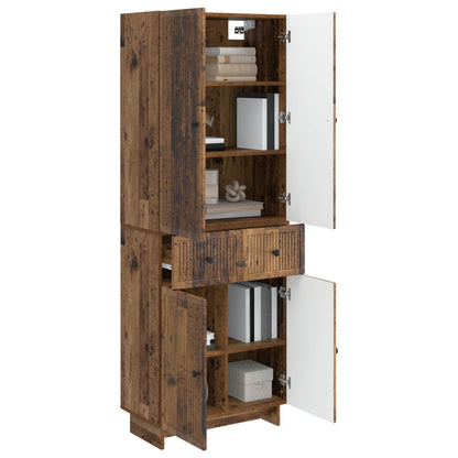 Cabinet Set 2 pcs 66 x 34.5 x 90 cm Engineered Wood