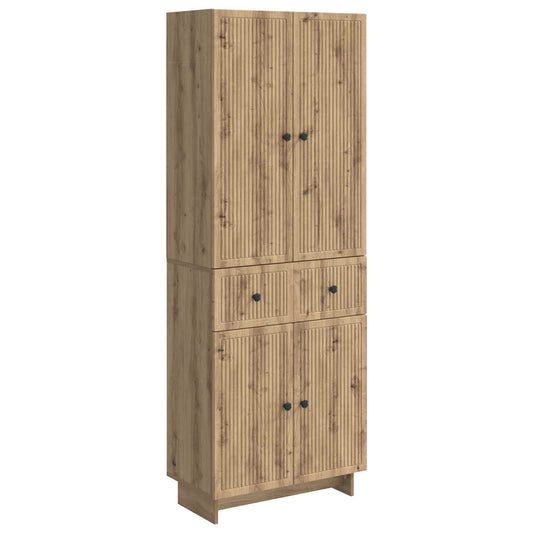 Cabinet Set 2 pcs Engineered Wood
