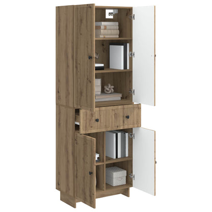Cabinet Set 2 pcs 66 x 34.5 x 90 cm Engineered Wood