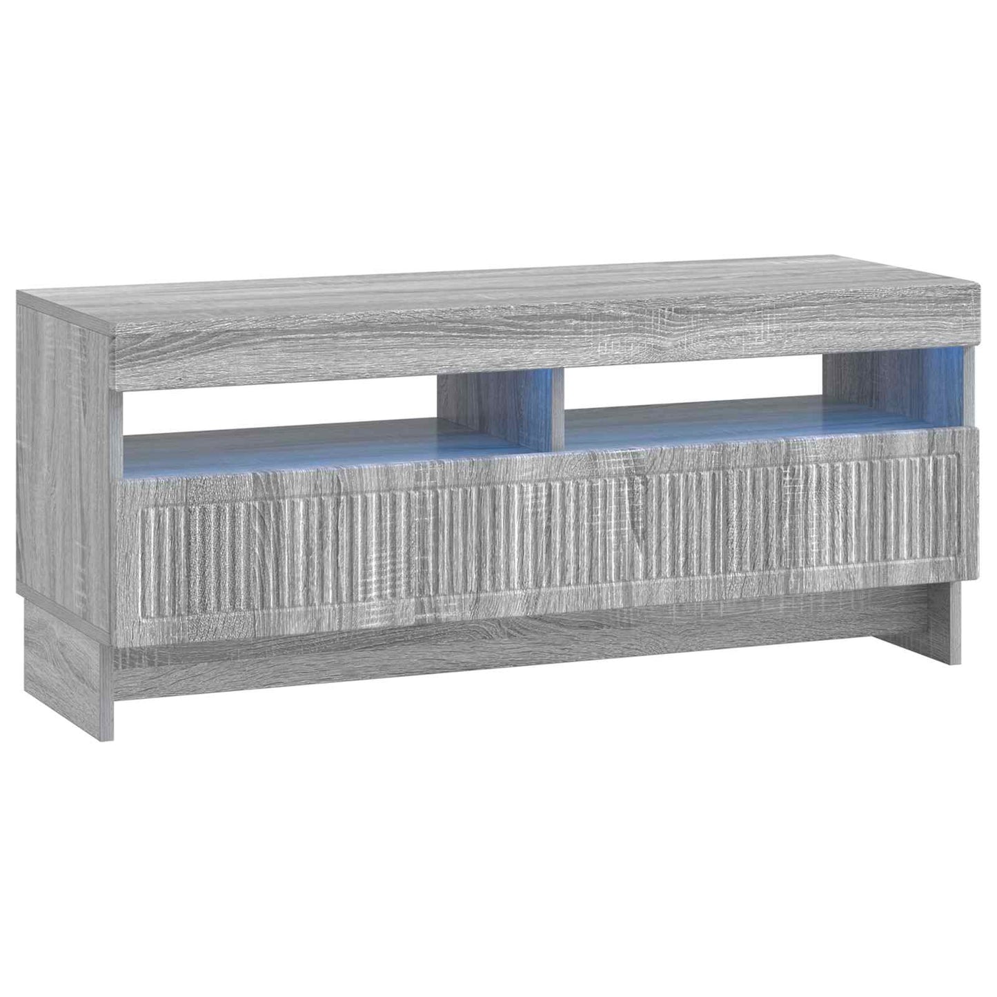 5 Piece LED TV Cabinet Grey Sonoma Engineered Wood