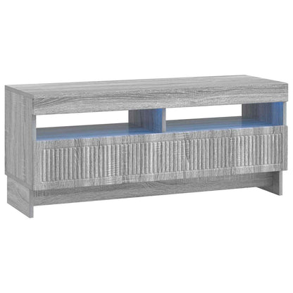5 Piece LED TV Cabinet Grey Sonoma Engineered Wood