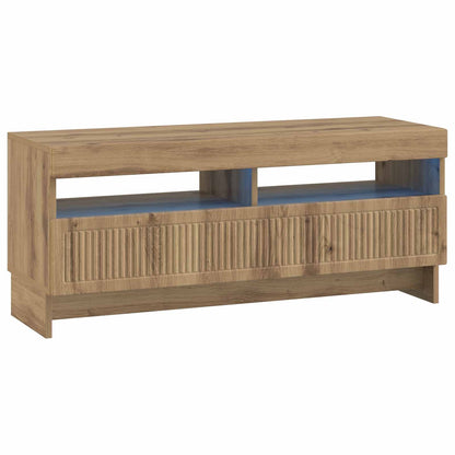 5 Piece LED TV Cabinet Artisan Oak Engineered Wood