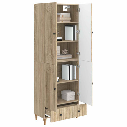 Cabinet Set 2 pcs 66 x 34.5 x 95 cm Engineered Wood